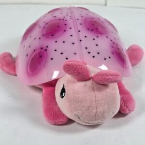 Cute Cloud B Twilight Lady Bug Kids Nightlight Pink Lights Up Multicolor Stars